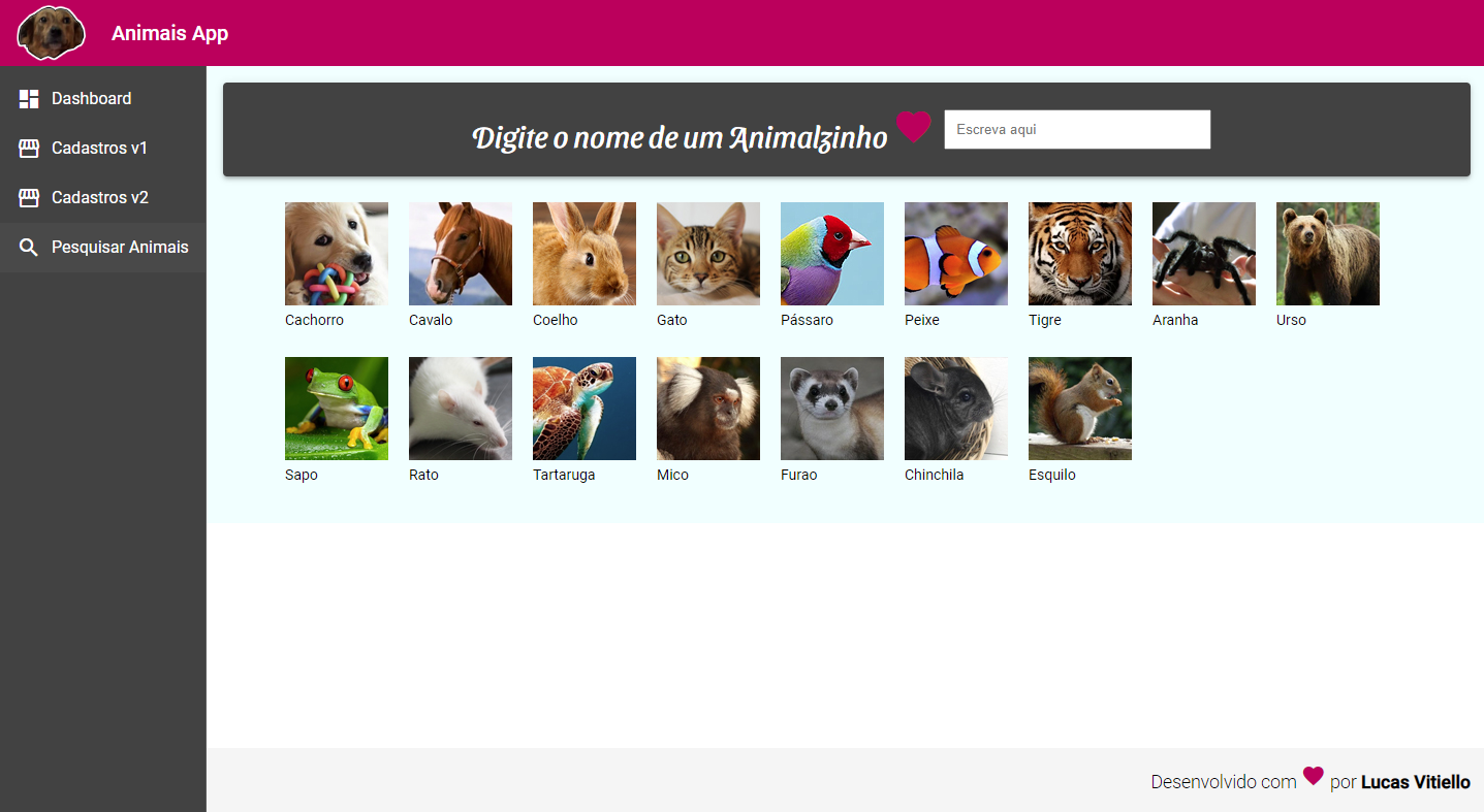 Imagem do projeto AnimaisApp
