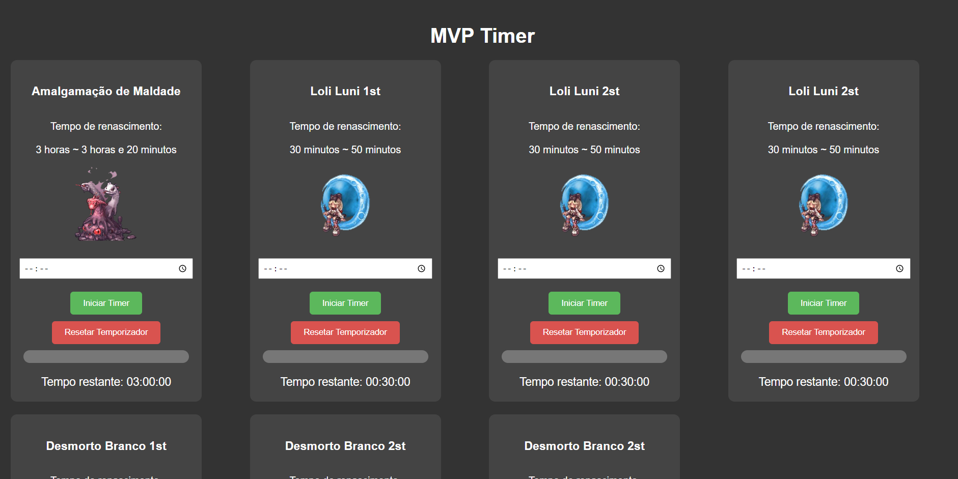 Imagem do projeto Mvp Timer
